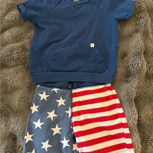 Carter's Blue and Red Kids Matching Set